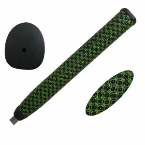 Yeşil Golf Putter kavrama 3.0 yapışkan mikrofiber silikon