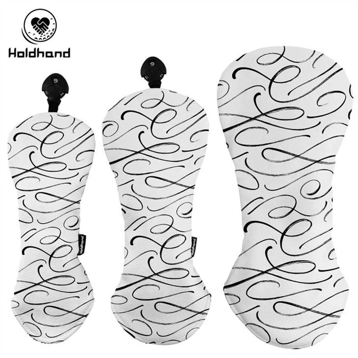 Guaranteed Quality And Pattern PU Leather Head Cover Custom Logo OEM