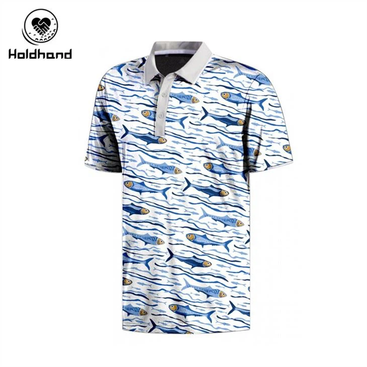 Yüksek Kaliteli Özel Logo Düz İşlemeli Pamuk Polyester Spor Erkek İş Golf Polo Gömlek