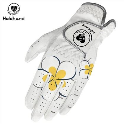 Yüksek Kalite Sıcak Satış Beyaz Cabretta Deri Golf Eldiven Özel Logo Golf Eldiven