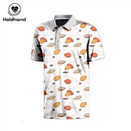 Fıstık Baskılı Golf Polo Tişört Özel Polo